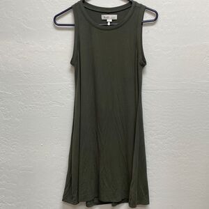 Rohb by Joyce Azria Womens Tank Dress XS Green Rayon Blend Sleeveless Casual
